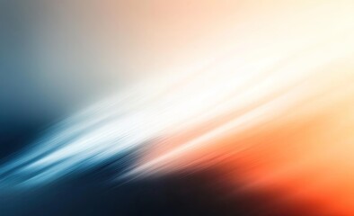Poster - abstract light streaks, diagonal motion blur, warm-cool tones, background texture, website design