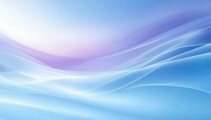 Poster - blue purple flowing wave background design