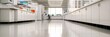 © Tida - Clean Modern Laboratory Corridor - A pristine, brightly lit laboratory corridor with gleaming floors and modern white cabinetry. Ideal for science, research, and healthcare imagery