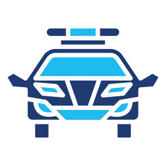 Poster - Police Car Icon