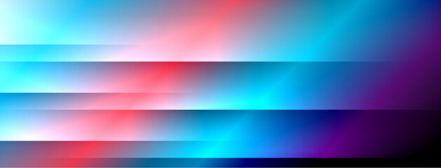 Poster - Dynamic shadow lines with gradient colors geometric background