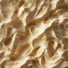 Canvas Print - Textured Beige Sandstone Close-up, Desert Background, Design Element