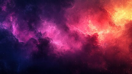 Wall Mural - Cosmic Nebula, vibrant colors, space, background, design