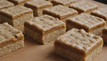 Wall Mural - batch of butterscotch oatmeal bars