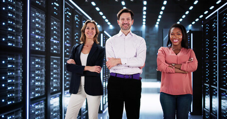 Poster - Diverse team of engineers collaborating