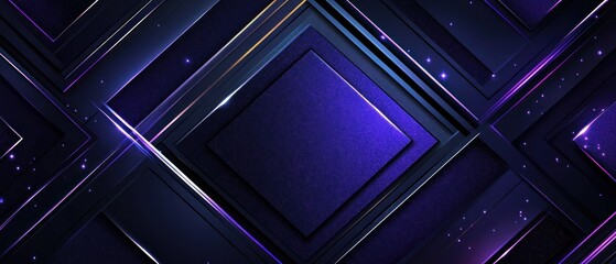 Poster - Abstract geometric design with vibrant colors and textures