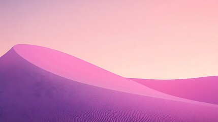 Poster - The Sand Dunes Display a Pastel Color Palette Beautifully