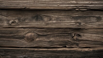 Poster - Textured wooden wall with natural patterns and weathered finish suitable for backgrounds or design elements.