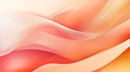 Poster - Colorful flowing abstract lines and layers create a design pattern