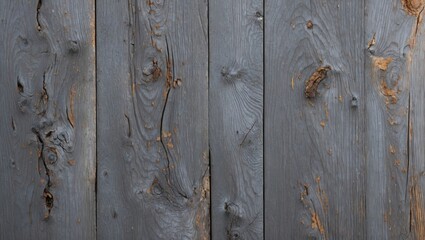 Poster - Weathered gray wooden planks with natural texture and grain patterns suitable for background or surface design use