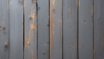 Poster - Blue wooden planks background with textured surface and natural grain patterns, suitable for rustic or vintage themes.