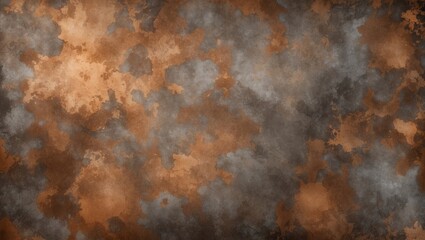 Aufkleber - Abstract textured background with a blend of copper, gray, and rust colors creating a cloud-like pattern.