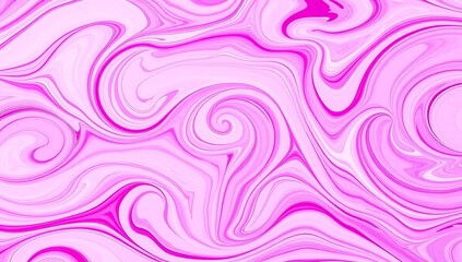Poster - An abstract pink and white swirled design creates an intriguing pattern