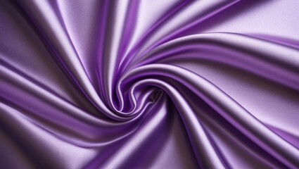 Poster - Purple satin fabric texture with folds and smooth surface illuminated to highlight the sheen and depth of the material.