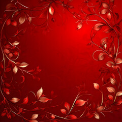Poster - Elegant Red background