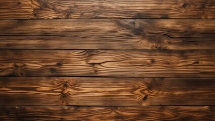 Poster - Brown wooden texture background with natural grain and rustic appearance suitable for various design applications