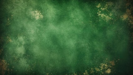 Poster - Vintage green textured background with subtle imperfections for use in design projects or as a backdrop for creative visuals