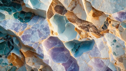 Poster - Elegant Marble Texture for Interior and Exterior Design, Showcasing Natural Stone Variations for Walls and Floors in Home Decor.
