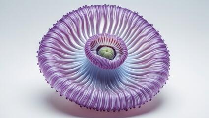 Poster - colorful artistic representation of a jellyfish showcasing intricate patterns and smooth textures in