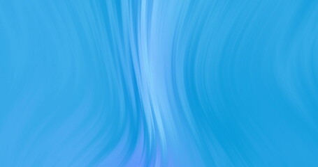 Poster - Image of light trails moving on blue background
