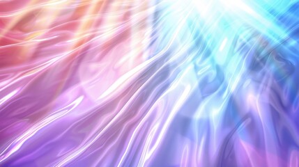 Aufkleber - Dynamic color waves abstract art digital design vibrant environment artistic viewpoint fluid concept for visual impact