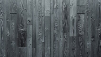 Poster - Dark wooden floor texture with natural grain patterns arranged in a horizontal plank style suitable for backgrounds and design projects.