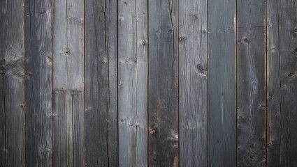 Poster - Dark weathered wooden planks background with varying shades of gray and rough texture suitable for design and decoration purposes