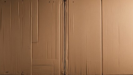 Wall Mural - Brown textured cardboard surface perfect for backgrounds in creative design and photography projects.