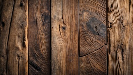 Poster - Textured wooden planks background with natural patterns and colors of aged wood for design and decoration purposes