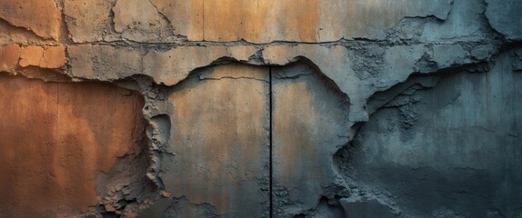 Poster - Abstract textured grey cement wall showcasing rustic natural elements for design and creative backgrounds. Perfect for artistic applications.