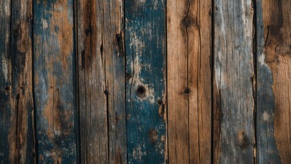 Poster - Rustic wooden texture background with distressed patina and natural imperfections for versatile design applications