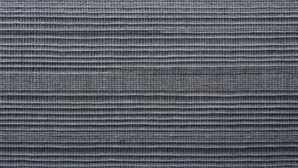 Poster - Gray Textile Texture Background with Horizontal Lines for Creative Design Projects