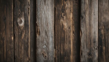 Poster - Rustic weathered wooden planks background with unique textures and tones ideal for vintage or natural themed design projects