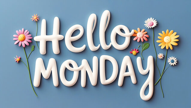 hello monday background 