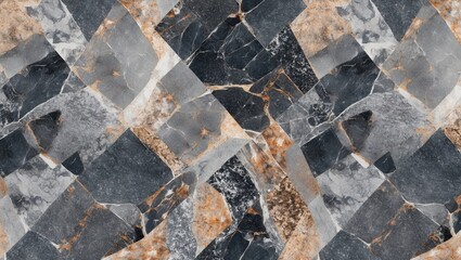 Poster - Granite and Marble Texture Background with Space for Product Display and Advertising Design