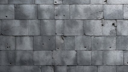 Poster - Grey concrete wall texture with uneven surfaces and imperfections suitable for industrial or architectural backgrounds.