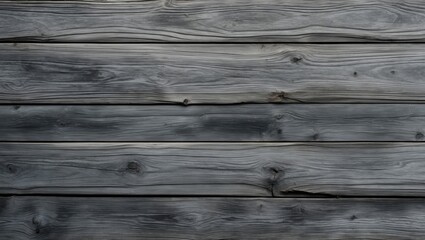 Poster - Weathered gray wooden planks with a rustic grunge texture suitable for backgrounds and design elements.