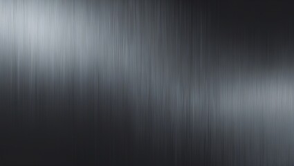 Poster - Brushed metal texture background with smooth gradients in dark tones and reflective surfaces suitable for industrial design and graphic elements