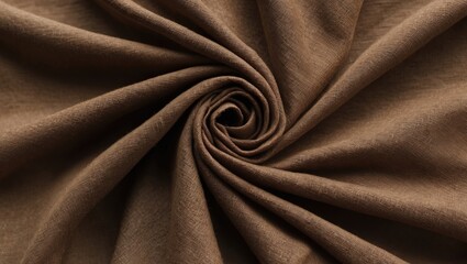 Poster - brown textured fabric with swirling pattern for textile and fashion industry use