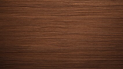 Poster - Textured brown background with horizontal lines and subtle grooves in a warm tone suitable for various design applications