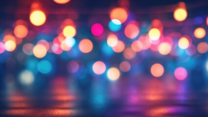 Aufkleber - Colorful abstract blurred light background perfect for festive themes and creative design projects. Ideal backdrop for various occasions.
