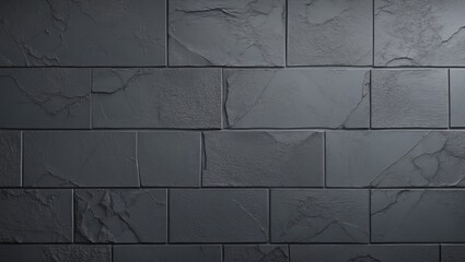 Aufkleber - Textured dark gray stone wall background for interior design or graphic projects with rich detail and depth. Perfect for modern aesthetics.