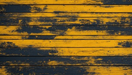 Aufkleber - abstract dark yellow wood texture with grunge effect showcasing weathered planks suitable for backgr