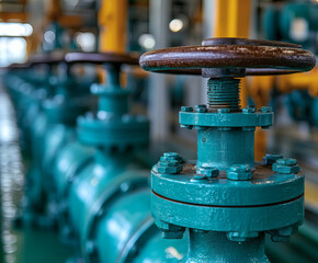 Poster - Valves management in petrochemical facilities a close-up on industrial equipment efficiency