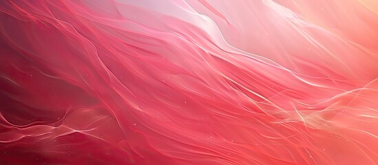 Aufkleber - Pastel abstract background featuring soft flowing red hues with lighter accents ideal for copy space or design projects showcasing elegance