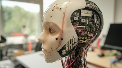 Poster - Artificial intelligence in humanoid head