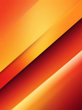 Abstract yellow and orange warm tone background with simply curve lines lighting element vector for presentation bright, creativity, vibrant design