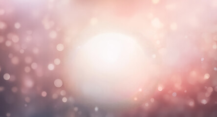 Wall Mural - soft blurred background with a bokeh effect. pink, white, and purple hues blend in an abstract desig