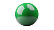 © Ai - green sphere ball 3d render icon isolated on white background