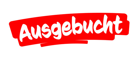 Sticker - Ausgebucht